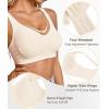 imageSHAPERX Bras for Women No Underwire Seamless Oversized Everyday Bra Comfort Wireless Padded Soft Support BraletteApricot