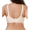 imageSHAPERX Bras for Women No Underwire Seamless Oversized Everyday Bra Comfort Wireless Padded Soft Support BraletteApricot