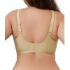 imageSHAPERX Bras for Women No Underwire Seamless Oversized Everyday Bra Comfort Wireless Padded Soft Support BraletteBeige