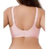 imageSHAPERX Bras for Women No Underwire Seamless Oversized Everyday Bra Comfort Wireless Padded Soft Support BralettePink