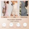 imageSHAPERX Fajas Colombianas Tummy Control Shapewear for Women Double Compression Postpartum Body Shaper with Zipper and HooksBeige