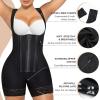 imageSHAPERX Fajas Colombianas Tummy Control Shapewear for Women Double Compression Postpartum Body Shaper with Zipper and HooksBlack