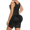 imageSHAPERX Fajas Colombianas Tummy Control Shapewear for Women Double Compression Postpartum Body Shaper with Zipper and HooksBlack
