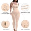 imageSHAPERX Hourglass Leggings 360 Compression 2 Sizes Look Full Body Shaper Breathable No Roll DownBeige Full Body