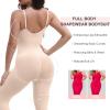 imageSHAPERX Hourglass Leggings 360 Compression 2 Sizes Look Full Body Shaper Breathable No Roll DownBeige Full Body