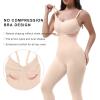 imageSHAPERX Hourglass Leggings 360 Compression 2 Sizes Look Full Body Shaper Breathable No Roll DownBeige Full Body