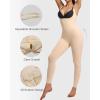 imageSHAPERX Hourglass Leggings 360 Compression 2 Sizes Look Full Body Shaper Breathable No Roll DownBeige Open Bust