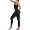 imageSHAPERX Hourglass Leggings 360 Compression 2 Sizes Look Full Body Shaper Breathable No Roll DownBlack Open Bust