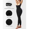 imageSHAPERX Hourglass Leggings 360 Compression 2 Sizes Look Full Body Shaper Breathable No Roll DownBlack Open Bust