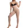 imageSHAPERX Hourglass Leggings 360 Compression 2 Sizes Look Full Body Shaper Breathable No Roll DownSienna Open Bust