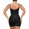 imageSHAPERX Open Bust Shapewear Tummy Control Bodysuits for Women Seamless Compression High Waisted Body ShaperBlackshorts