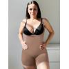 imageSHAPERX Open Bust Shapewear Tummy Control Bodysuits for Women Seamless Compression High Waisted Body ShaperSiennashorts