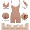 imageSHAPERX Open Bust Shapewear Tummy Control Bodysuits for Women Seamless Compression High Waisted Body ShaperSiennashorts