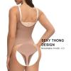 imageSHAPERX Open Bust Shapewear Tummy Control Bodysuits for Women Seamless Compression High Waisted Body ShaperSiennathong