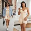 imageSHAPERX Shapewear Bodysuit for Women Tummy Control Seamless ZipUp Body Shaper Snatched Waist Sculpting Body SuitBeige Shorts