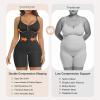 imageSHAPERX Shapewear Bodysuit for Women Tummy Control Seamless ZipUp Body Shaper Snatched Waist Sculpting Body SuitBlack Shorts