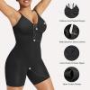 imageSHAPERX Shapewear Bodysuit for Women Tummy Control Seamless ZipUp Body Shaper Snatched Waist Sculpting Body SuitBlack Shorts
