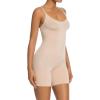imageSHAPERX Shapewear for Women Tummy Control Open Bust Thigh Slimmer Body ShaperBeige