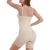 imageSHAPERX Shapewear for Women Tummy Control Open Bust Thigh Slimmer Body ShaperBeige