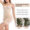 imageSHAPERX Shapewear for Women Tummy Control Open Bust Thigh Slimmer Body ShaperBeige