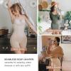 imageSHAPERX Shapewear for Women Tummy Control Open Bust Thigh Slimmer Body ShaperBeigehigh Waist Control Panty