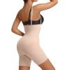 imageSHAPERX Shapewear for Women Tummy Control Open Bust Thigh Slimmer Body ShaperBeigehigh Waist Control Panty