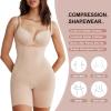 imageSHAPERX Shapewear for Women Tummy Control Open Bust Thigh Slimmer Body ShaperBeigeunderbust