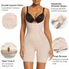 imageSHAPERX Shapewear for Women Tummy Control Open Bust Thigh Slimmer Body ShaperBeigeunderbust