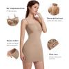 imageSHAPERX Strapless Shapewear Dress for Women Tummy Control Seamless Full Body Shaper Slip with Removable Straps1sienna