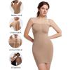 imageSHAPERX Strapless Shapewear Dress for Women Tummy Control Seamless Full Body Shaper Slip with Removable Straps1sienna