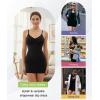 imageSHAPERX Strapless Shapewear Dress for Women Tummy Control Seamless Full Body Shaper Slip with Removable StrapsBlack
