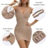 imageSHAPERX Strapless Shapewear Dress for Women Tummy Control Seamless Full Body Shaper Slip with Removable StrapsSienna