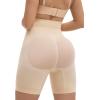 imageSHAPERX Tummy Control Underwear for Women  MidWaisted Seamless Shapewear Shorts AntiRolling Body Shaper Under DressesBeige