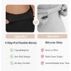 imageSHAPERX Tummy Control Underwear for Women  MidWaisted Seamless Shapewear Shorts AntiRolling Body Shaper Under DressesBlack