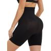 imageSHAPERX Tummy Control Underwear for Women  MidWaisted Seamless Shapewear Shorts AntiRolling Body Shaper Under DressesBlack