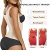 imageSHAPERX Waist Trainer Corset for Women Tummy Control Sport Girdle Hourglass Waist Cincher Body Shaper with Steel BonedBeige