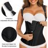 imageSHAPERX Waist Trainer Corset for Women Tummy Control Sport Girdle Hourglass Waist Cincher Body Shaper with Steel BonedBlack