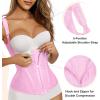 imageSHAPERX Waist Trainer Corset for Women Tummy Control Sport Girdle Hourglass Waist Cincher Body Shaper with Steel BonedPink