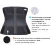 imageSHAPERX Women Waist Trainer Eraser Belt Tummy Control Waist Trimmer Slimming Belly Band ShaperBlack