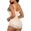 imageSHAPERX Womens Fajas Colombianas Shapewear Postpartum Tummy Control Body Shaper Butt Lifter BodysuitBeige