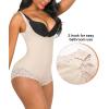 imageSHAPERX Womens Fajas Colombianas Shapewear Postpartum Tummy Control Body Shaper Butt Lifter BodysuitBeige