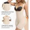 imageSHAPERX Womens Fajas Colombianas Tummy Control Shapewear Postpartum Butt Lifting Body Shaper with Boned SupportBeige Hooks