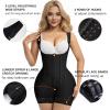 imageSHAPERX Womens Fajas Colombianas Tummy Control Shapewear Postpartum Butt Lifting Body Shaper with Boned SupportBlack Hooks