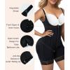 imageSHAPERX Womens Fajas Colombianas Tummy Control Shapewear Postpartum Butt Lifting Body Shaper with Boned SupportBlack Zipper