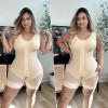 imageSHAPERX Womens Fajas Colombianas Tummy Control Shapewear Postpartum Full Body Shaper Butt Lifter BodysuitBeige