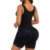 imageSHAPERX Womens Fajas Colombianas Tummy Control Shapewear Postpartum Full Body Shaper Butt Lifter BodysuitBlack