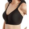 imageSHAPERX Womens PostSurgery Front Closure Brassiere Sports BraBlack