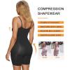 imageSHAPERX Womens Shapewear Bodysuit Tummy Control Body Shaper Seamless Sculpting Snatched Waist Body SuitBlack Mid Thigh