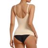 imageSHAPERX Womens Shapewear Tank Tops Seamless Tummy Control Shaping Camisole Adjustable Straps AntiRoll HemBeige