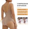 imageSHAPERX Womens Shapewear Tummy Control Bodysuit with Removable Pads Seamless Sculpting Mid Thigh Body ShaperSienna Brief